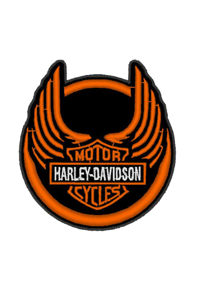 Bordados termocolantes Patch Harley Davidson  8X7 CM